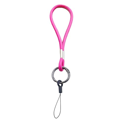 ZEPFJHE Stilvoller Schlüsselanhänger aus PU-Leder mit sicherem Haken für Handyschlüssel oder Zubehör, wasserdichtes Design, mehrere Farboptionen von ZEPFJHE