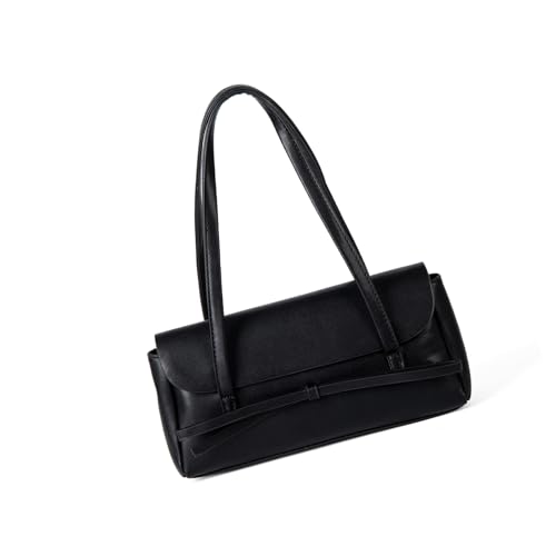 ZEPFJHE Stylish Korean Inspirierte Achselbinder Mit Bequemem Riemen Weiche PU Stoff Handtasche Mehrzweck Umhängetasche Elegante Bögen Achselgrundstücke von ZEPFJHE