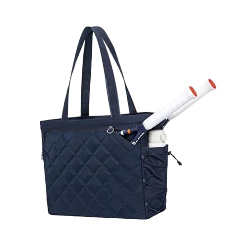 ZEPFJHE Tennisbeutel Gesteppt Große Sporttaschen Handtaschen Widerstandsschläger Für Frauen Männer Badminton Padel Toted Bag von ZEPFJHE