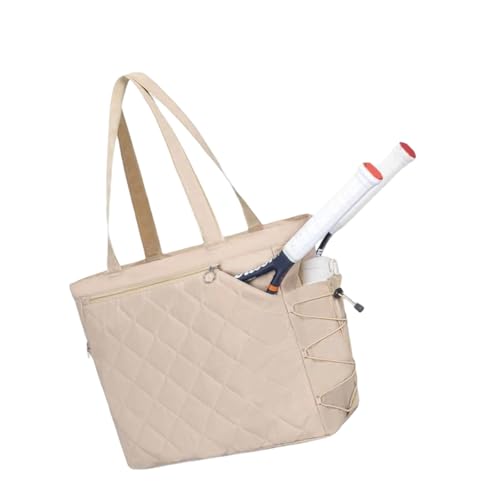 ZEPFJHE Tennisbeutel Gesteppt Große Sporttaschen Handtaschen Widerstandsschläger Für Frauen Männer Badminton Padel Toted Bag von ZEPFJHE