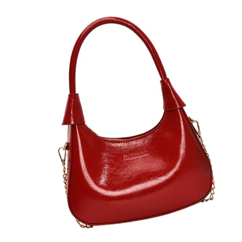 ZEPFJHE Umhängetasche Leder Geldbeutel Klauen Auf Schulter Tared Handtasche Mit Reißverschluss von ZEPFJHE