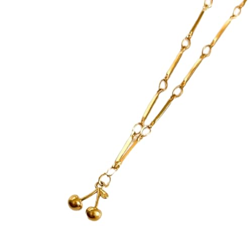 ZEPFJHE Verstellbare Halskette mit Anhänger, einzigartiger Charm, Halsschmuck, zierliche Halskette, Edelstahlkette für Damen und Herren, Einheitsgröße, Wie beschrieben, Wie beschrieben von ZEPFJHE
