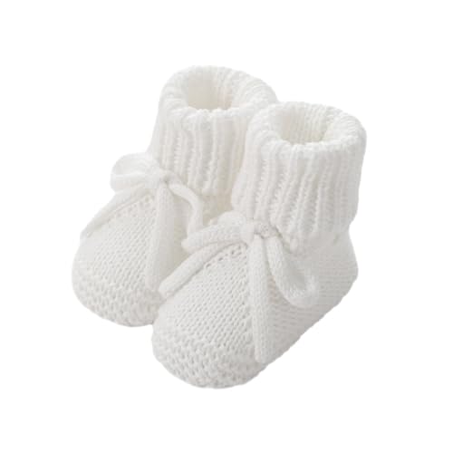 ZEPFJHE Weiche Boden Baumwollstrickstiefel Für Frühe Wanderer Nicht Gleitende Basis Design Easy Verstellbarer Bogenknotenschnüre Socken Schuhe Atmungsaktive Baumwollkinderstiefel von ZEPFJHE