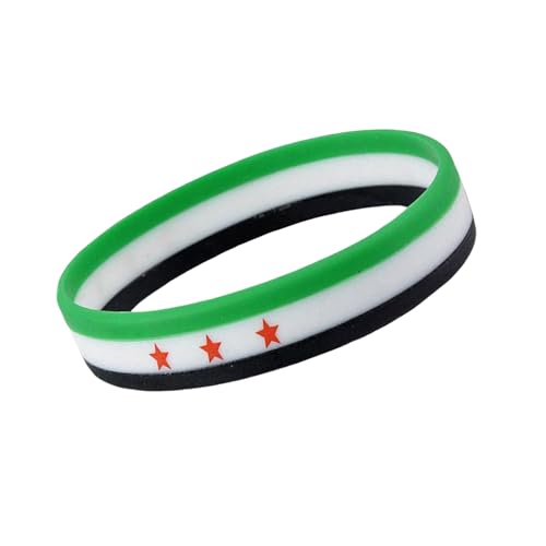 ZEPFJHE Weiches Silikon-Armband, Rock-Roll-Musik, Punk, Star, modisches Silikon für Musikfestivals, Events von ZEPFJHE