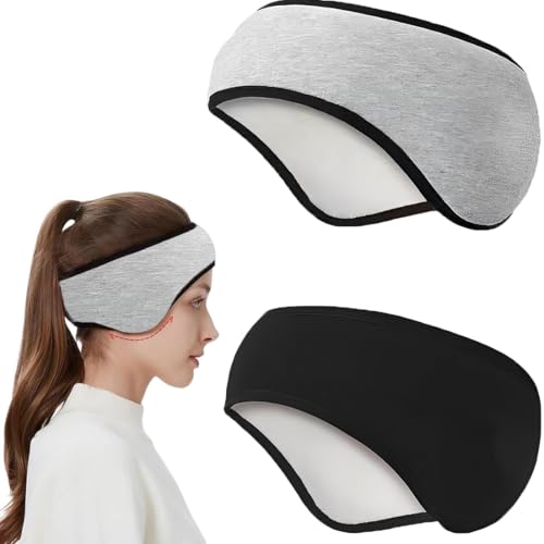 ZEPIQOR 2 pcs Winter Stirnband Sport für Damen Herren, Ohrenwärmer Stirnbänder Ohrenschützer Headband Kopfband Perfekt für Laufen Wandern Jogging Fahrrad Schwarz & Grau ZEPIQOR 2 pcs Winter Stirnband Sport für Damen Herren, Ohrenwärmer Stirnbänder Ohrenschützer Headband Kopfband Perfekt für Laufen Wandern Jogging Fahrrad Schwarz & Grau von ZEPIQOR