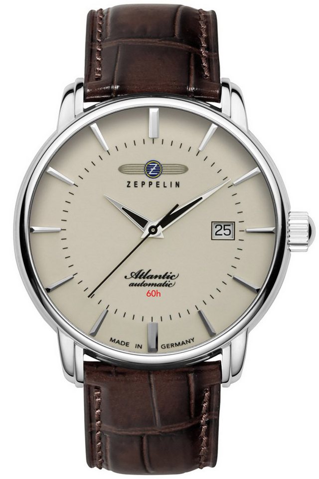 ZEPPELIN Automatikuhr Automatik Atlantic Braun/Beige von ZEPPELIN