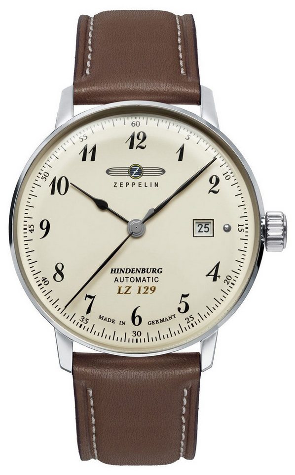 ZEPPELIN Automatikuhr Automatik-Herrenuhr, Zeppelin Hindenburg LZ129, Modell: 8056-5 von ZEPPELIN