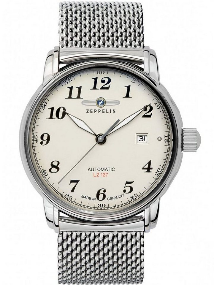 ZEPPELIN Automatikuhr Zeppelin 7656M-5 Graf Zeppelin LZ127 Automatik Herrenuhr 40mm 5ATM Zeppelin 7656M-5 Graf Zeppelin LZ127 Automatik Herrenuhr 40mm 5ATM von ZEPPELIN