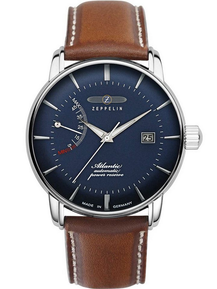 ZEPPELIN Automatikuhr Zeppelin 8462-3 Atlantic Automatik Powerreserve Herrenuhr 43mm 5ATM Zeppelin 8462-3 Atlantic Automatik Powerreserve Herrenuhr 43mm 5ATM von ZEPPELIN