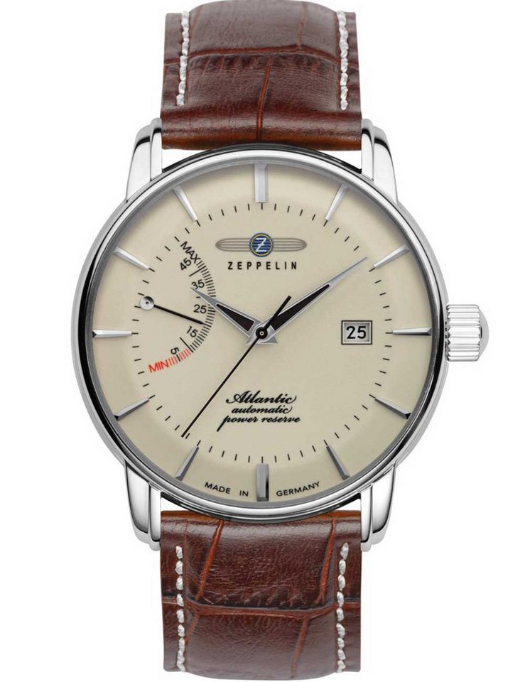 ZEPPELIN Automatikuhr Zeppelin 8462-5 Atlantic Automatik Powerreserve Herrenuhr 43mm 5ATM Zeppelin 8462-5 Atlantic Automatik Powerreserve Herrenuhr 43mm 5ATM von ZEPPELIN