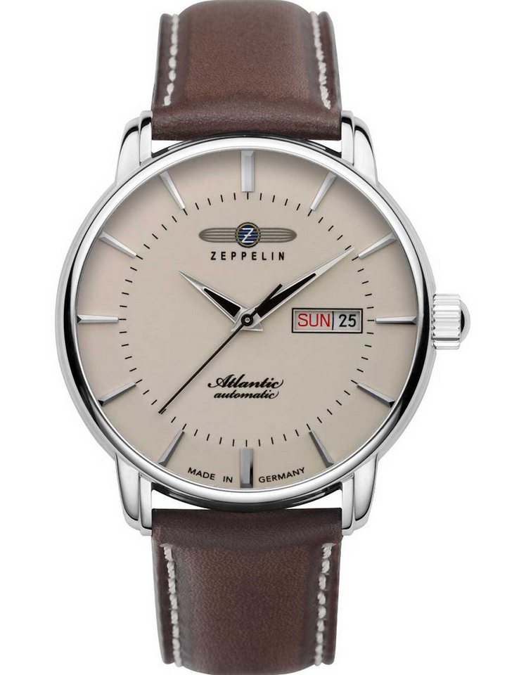 ZEPPELIN Automatikuhr Zeppelin 8466-5 Atlantic Automatik Day-Date Herrenuhr 41mm 5ATM Zeppelin 8466-5 Atlantic Automatik Day-Date Herrenuhr 41mm 5ATM ZEPPELIN Automatikuhr Zeppelin 8466-5 Atlantic Automatik Day-Date Herrenuhr 41mm 5ATM Zeppelin 8466-5 Atlantic Automatik Day-Date Herrenuhr 41mm 5ATM von ZEPPELIN