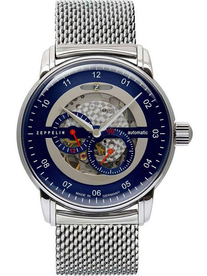 ZEPPELIN Automatikuhr Zeppelin 8664M-3 New Captains Line Automatik Herrenuhr 43mm 5ATM Zeppelin 8664M-3 New Captains Line Automatik Herrenuhr 43mm 5ATM von ZEPPELIN