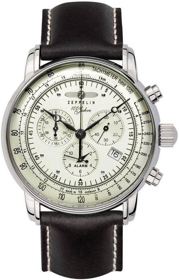 ZEPPELIN Chronograph 100 Jahre Zeppelin ED. 1 Herrenchronograph, Mit Alarm von ZEPPELIN