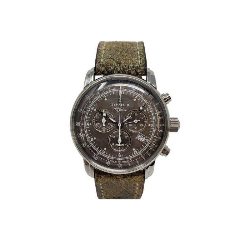 ZEPPELIN Chronograph ZEPPELIN Quarzuhr 100 Jahre Camouflage-Edition 8688-2 8688-2, Quarzuhr 100 Jahre Alarmchronograph Camouflage-Edition 8688-2 von ZEPPELIN