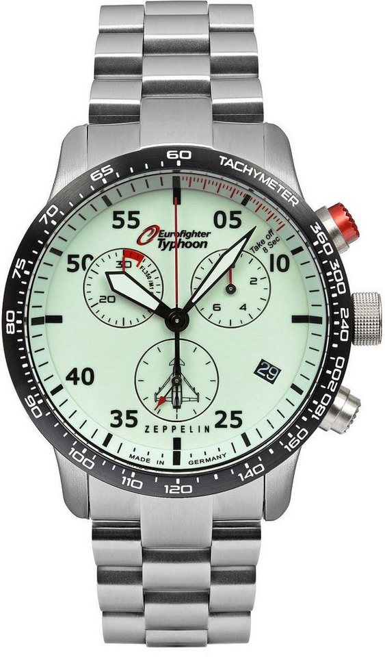 ZEPPELIN Quarzuhr Herrenuhr - Armbanduhr im Edelstahl-Gehäuse - Zeppelin Modell: 7298-M5 von ZEPPELIN