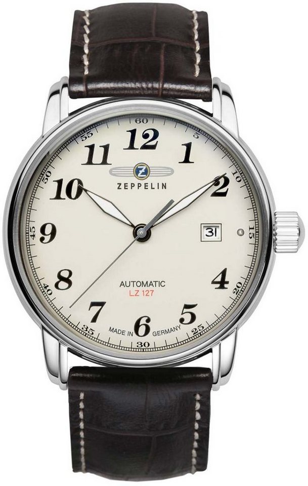 ZEPPELIN Quarzuhr Herrenuhr - Serie: LZ 127 Graf Zeppelin - Zeppelin Modell: 7656-5 von ZEPPELIN