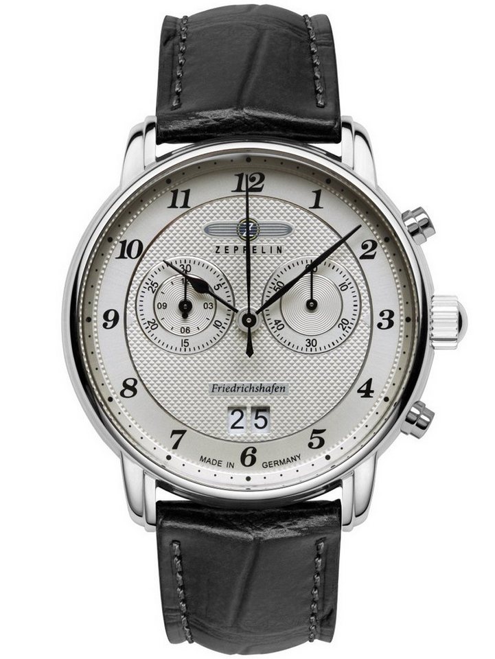 ZEPPELIN Quarzuhr Zeppelin 8584-4 Herrenuhr Friedrichshafen Chronograph 40mm 5ATM Zeppelin 8584-4 Herrenuhr Friedrichshafen Chronograph 40mm 5ATM von ZEPPELIN