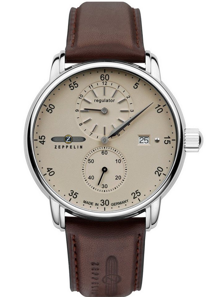 ZEPPELIN Quarzuhr Zeppelin 8622-5 New Captains Line Automatik Herrenuhr 43mm 5ATM Zeppelin 8622-5 New Captains Line Automatik Herrenuhr 43mm 5ATM von ZEPPELIN