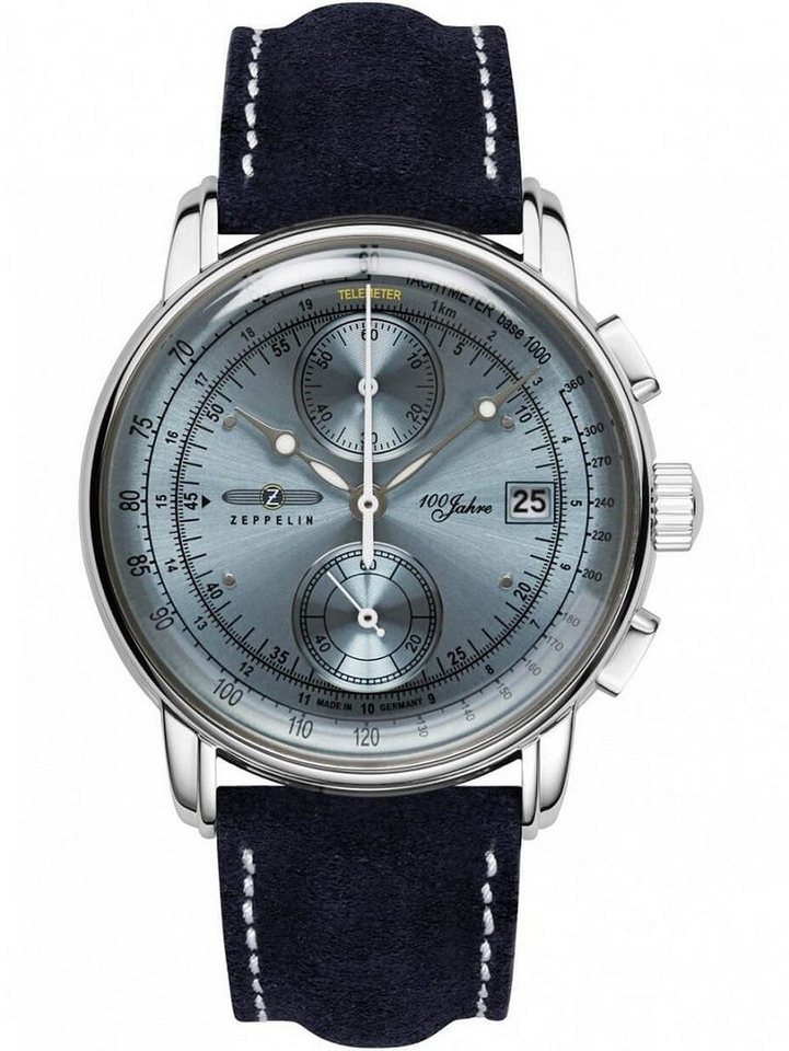 ZEPPELIN Quarzuhr Zeppelin 8670-4 Chronograph 100 Jahre Zeppelin Herrenuhr 42mm 5ATM Zeppelin 8670-4 Chronograph 100 Jahre Zeppelin Herrenuhr 42mm 5ATM von ZEPPELIN