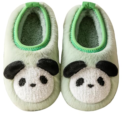 ZEPYFXIT Hausschuhe Kinder Kleinkind Winter Warme Flauschige Hausschuhe Junge Mädchen Plüsch Pantoffeln Bequeme Gefüttert Rutschfeste Slipper von ZEPYFXIT