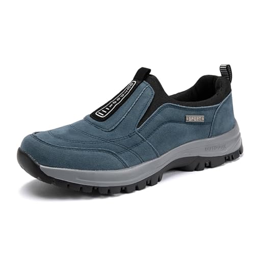 ZEPYFXIT OrthoMotion Schuhe Unisex Naturstep Orthopädische Schuhe Herren Damen Ergonomischer Schuh zur Schmerzlinderung Komfortschuh Outdoor rutschfeste Wanderschuhe(Blau,43 EU) von ZEPYFXIT