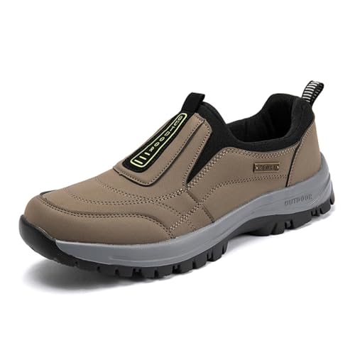 ZEPYFXIT OrthoMotion Schuhe Unisex Naturstep Orthopädische Schuhe Herren Damen Ergonomischer Schuh zur Schmerzlinderung Komfortschuh Outdoor rutschfeste Wanderschuhe(Khaki,43 EU) von ZEPYFXIT