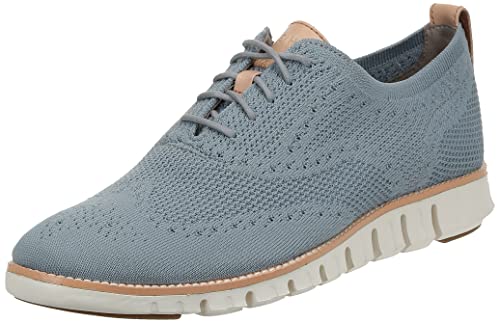 Cole Haan Herren ZEROGRAND STITCHLITE WINGTIP Oxford, Ironstone Knit Ivory Irnstn Knit Ivory von ZEROGRAND
