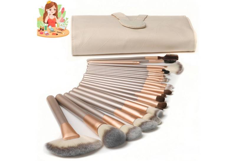 ZEUOPQ Make-up Makeup Pinsel Set 24 Stück, 24-tlg., Makeup Pinsel Set Gesicht Makeup Set, Makeup Pinsel Set Puderpinsel Gesicht Makeup Set von ZEUOPQ