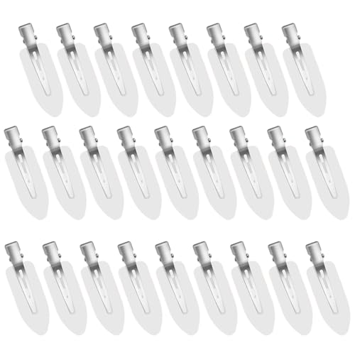 ZEVONDA 26 PCS Keine Falten Haarspangen - Keine Biegung Haarspangen Make-up Haarspangen Haar-Styling-Clips Friseur Haarnadeln für Mädchen Frauen (Weiß) von ZEVONDA