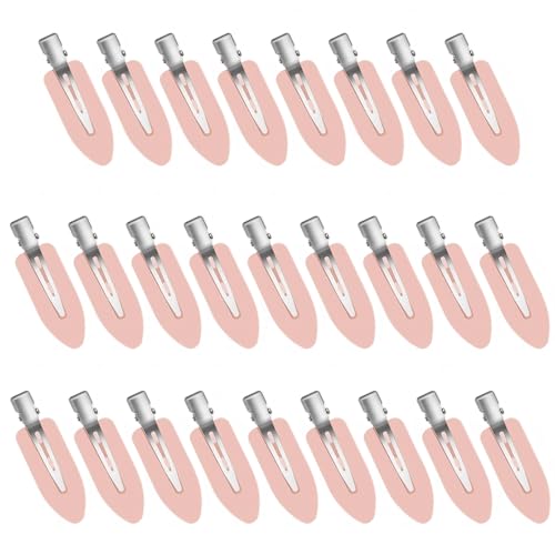 ZEVONDA 26 PCS Keine Falten Haarspangen - Keine Biegung Make-up Clips Haarstyling Friseur Haarnadeln für Mädchen Frauen (Rosa) von ZEVONDA
