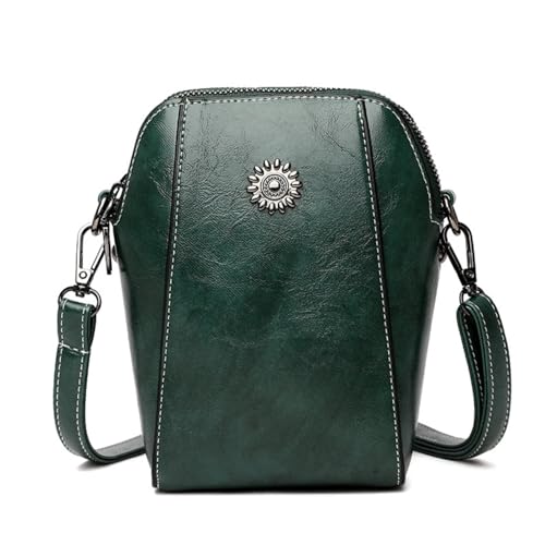 ZEWZI Handy Umhängetasche Damen, Handytasche zum Umhängen Klein PU Leder Reißverschluss Crossbody Bag mit Abnehmbar Schultergurt Geldbörse von ZEWZI