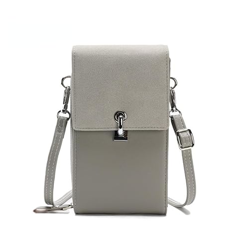 ZEWZI Kleine Handy Umhängetasche Damen,Multifunktionale Handytasche Klein PU-Leder Crossbody Bag Damen mit abnehmbarem Schulterriemen, Portemonnaietelefon mit Kartenschlitz von ZEWZI