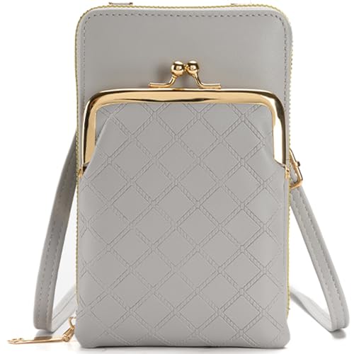 ZEWZI Tasche Handy Frauen Portemonnaie aus PU Leder Kleine Tasche Umhängetasche Frau Handytasche Portable，Geeignet für viele Anlässe von ZEWZI