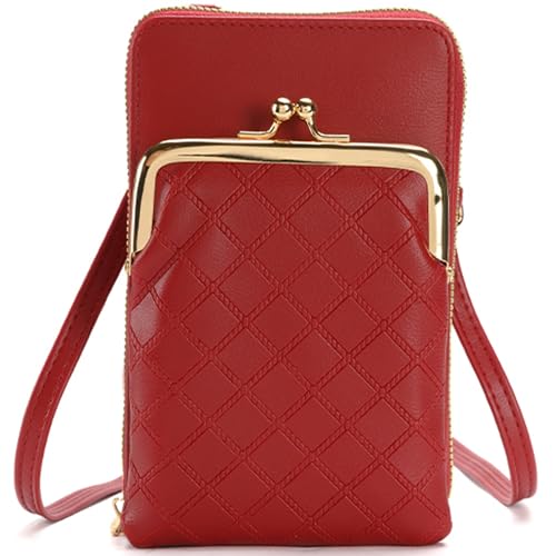 ZEWZI Tasche Handy Frauen Portemonnaie aus PU Leder Kleine Tasche Umhängetasche Frau Handytasche Portable，Geeignet für viele Anlässe von ZEWZI