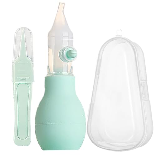 Baby Nasenpinzette,Nase Reinigung Pinzette, Rundkopf Kunststoff Pinzette,Baby Nasensauger Manuell Nasenaspirator Nasal Reiniger für Neugeborene Kleinkinder Laufende Nase verstopfte Nasen von ZEXOWIJ