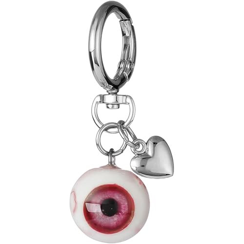 ZEYER Gotischer roter Augapfel-Schlüsselanhänger, Geschenk – Halloween-Geschenk, Stil A, 1.5in ZEYER Gotischer roter Augapfel-Schlüsselanhänger, Geschenk – Halloween-Geschenk, Stil A, 1.5in von ZEYER