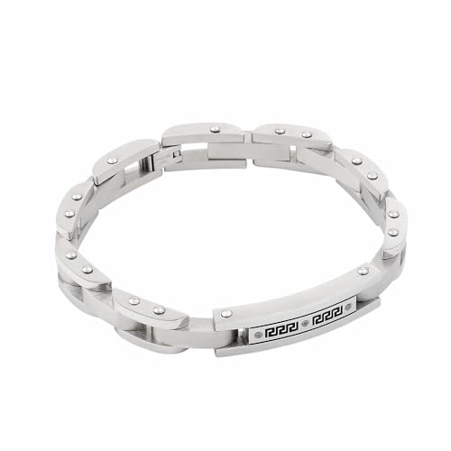 ZEZILE Einäscherung Armband für Asche Edelstahl Glieder Armreif Denkmal Geliebte Schmuck Beerdigung Andenken Geschenk für Männer Frauen von ZEZILE