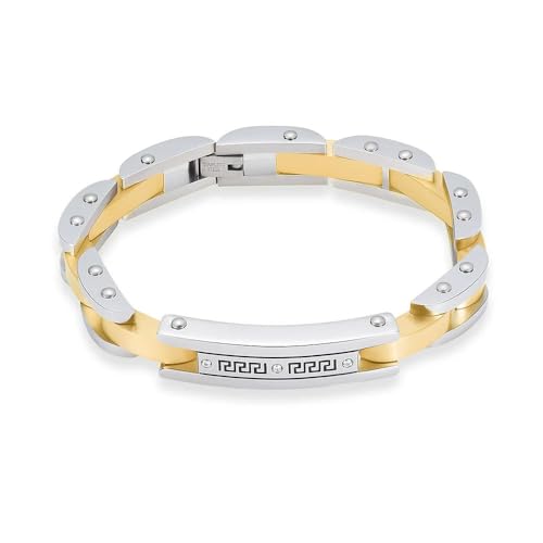 ZEZILE Einäscherung Armband für Asche Edelstahl Glieder Armreif Denkmal Geliebte Schmuck Beerdigung Andenken Geschenk für Männer Frauen von ZEZILE