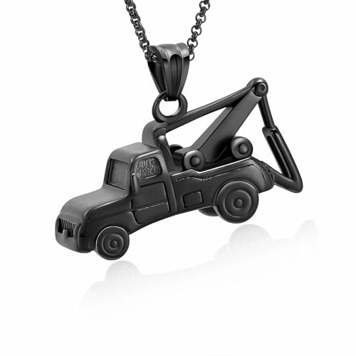 ZEZILE Einäscherung Schmuck Haken Arm Auto Urne Halskette für Asche Edelstahl Asche Anhänger für Frauen Männer Andenken Memorial Halskette von ZEZILE