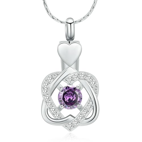 ZEZILE Einäscherung Schmuck Herz Urne Asche Halskette für Frauen Memorial Asche Andenken Halskette des geliebten Menschen ZEZILE Einäscherung Schmuck Herz Urne Asche Halskette für Frauen Memorial Asche Andenken Halskette des geliebten Menschen von ZEZILE