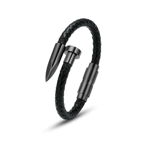 ZEZILE Einäscherung Schmuck Urne Armband für Asche Edelstahl Andenken Memorial Armreif Geflochtenes Armband für Frauen Männer von ZEZILE