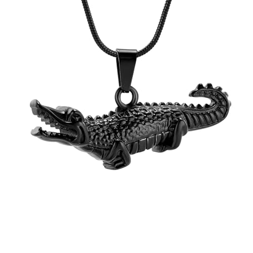 ZEZILE Einäscherung Urne Halsketten für Asche Edelstahl Urnen Halskette Andenken Memorial Einäscherung Schmuck für Asche für Männer von ZEZILE