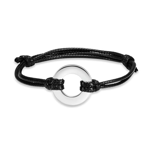 ZEZILE Kreis des Lebens Urne Armband für Asche Geliebte Einäscherung Andenken Schmuck Verstellbares Armband Gedenkarmreif für Frauen Männer von ZEZILE