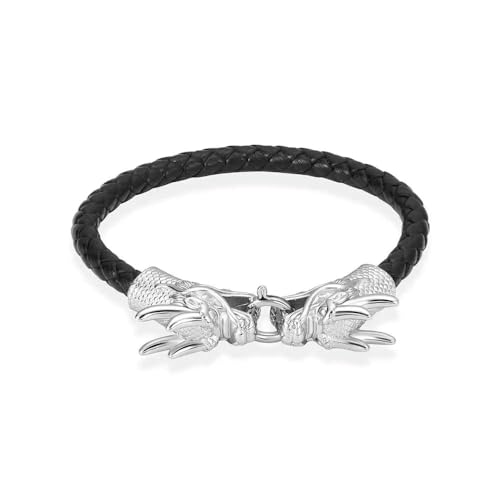 ZEZILE Memorial Jewelry Cremation Urne Armband für Asche für Männer Armreif mit Doppelloch Andenken von ZEZILE