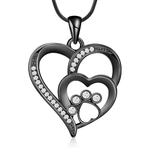 ZEZILE Pfotenabdruck Einäscherung Schmuck Herz Urne Halskette für Asche Edelstahl Asche Anhänger für Frauen Männer Andenken Gedenkschmuck ZEZILE Pfotenabdruck Einäscherung Schmuck Herz Urne Halskette für Asche Edelstahl Asche Anhänger für Frauen Männer Andenken Gedenkschmuck von ZEZILE