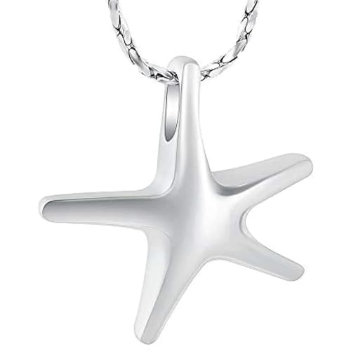 ZEZILE Seestern Einäscherung Schmuck für Asche Memorial Andenken für Frauen/Männer Memorial Andenken Urne Anhänger von ZEZILE