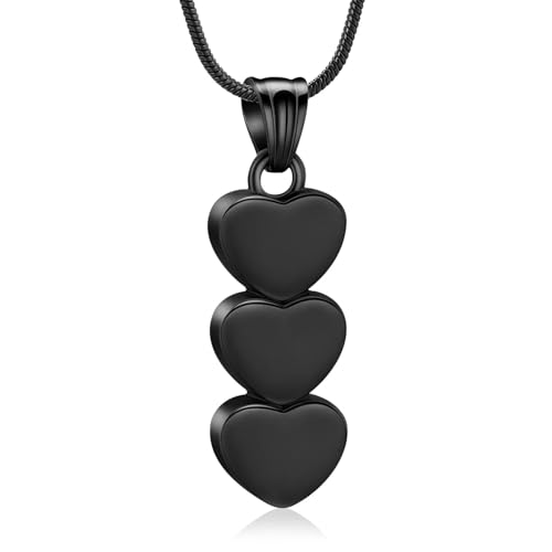 ZEZILE Urne Halsketten für Asche Einäscherung Schmuck für Asche Andenken Anhänger für Asche für Frauen Männer ZEZILE Urne Halsketten für Asche Einäscherung Schmuck für Asche Andenken Anhänger für Asche für Frauen Männer von ZEZILE
