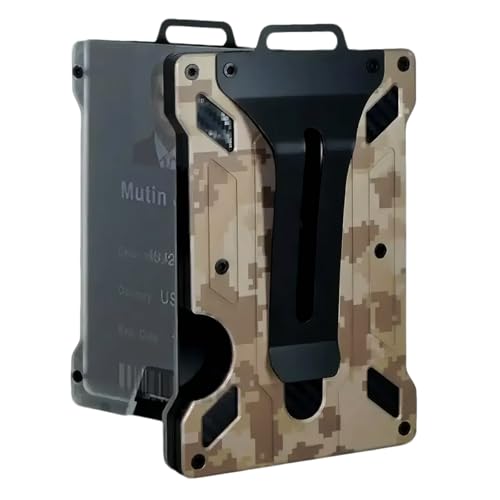 ZFFOZZ 3-in-1-Schlankes Portemonnaie Aus Kohlefaser für Herren, Kreditkartenetui für Max. 12–15 Karten, RFID-blockierendes Kartenetui(Color-12) von ZFFOZZ