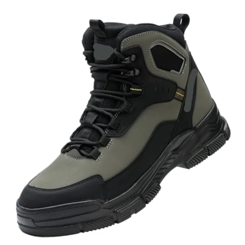 ZFIHAV Arbeitsschuhe Sicherheitsschuhe Herren Leichte Sneaker Schuhe mit Stahlkappe Anti-Smash Arbeitsschuhe Pannensichere Arbeitssicherheitsschuhe Schutzstiefel(41) von ZFIHAV