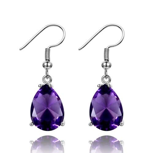 925 Drop -Ohrringe für Frauen 10x14mm Wasser Drop Topaz Gemstone Hochzeit Ohrringe mit Steinen Modeschmuck Geschenke in China hergestellt von ZGBQHQN